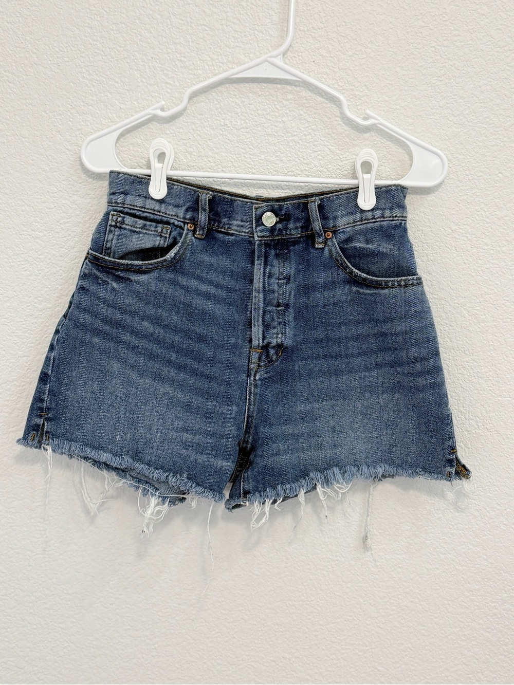 PACSUN High Rise Icon Denim Shorts